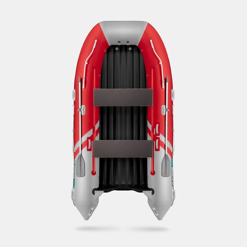 Надувная лодка GLADIATOR E420S красно-белый