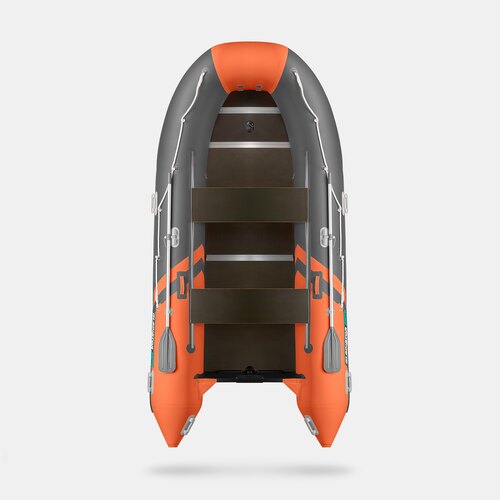 Надувная лодка GLADIATOR B420 оранжево-темносерый
