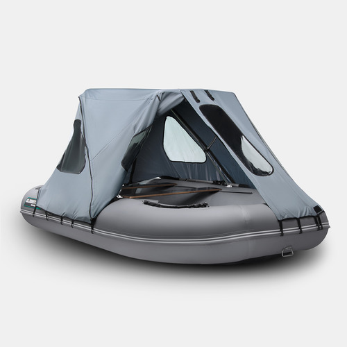 Тент ходовой с каркасом для лодок Gladiator E420PRO серый серии AIR PRO (E)