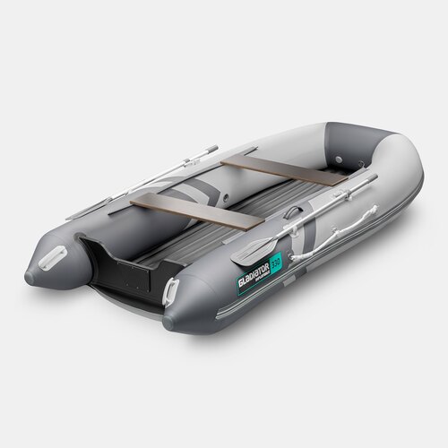 Надувная лодка GLADIATOR E330S светло/темно-серый