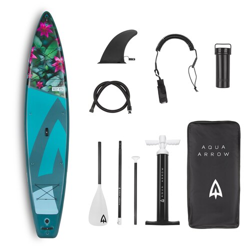 SUP доска надувная Aqua Arrow 12.6 ART Flowers